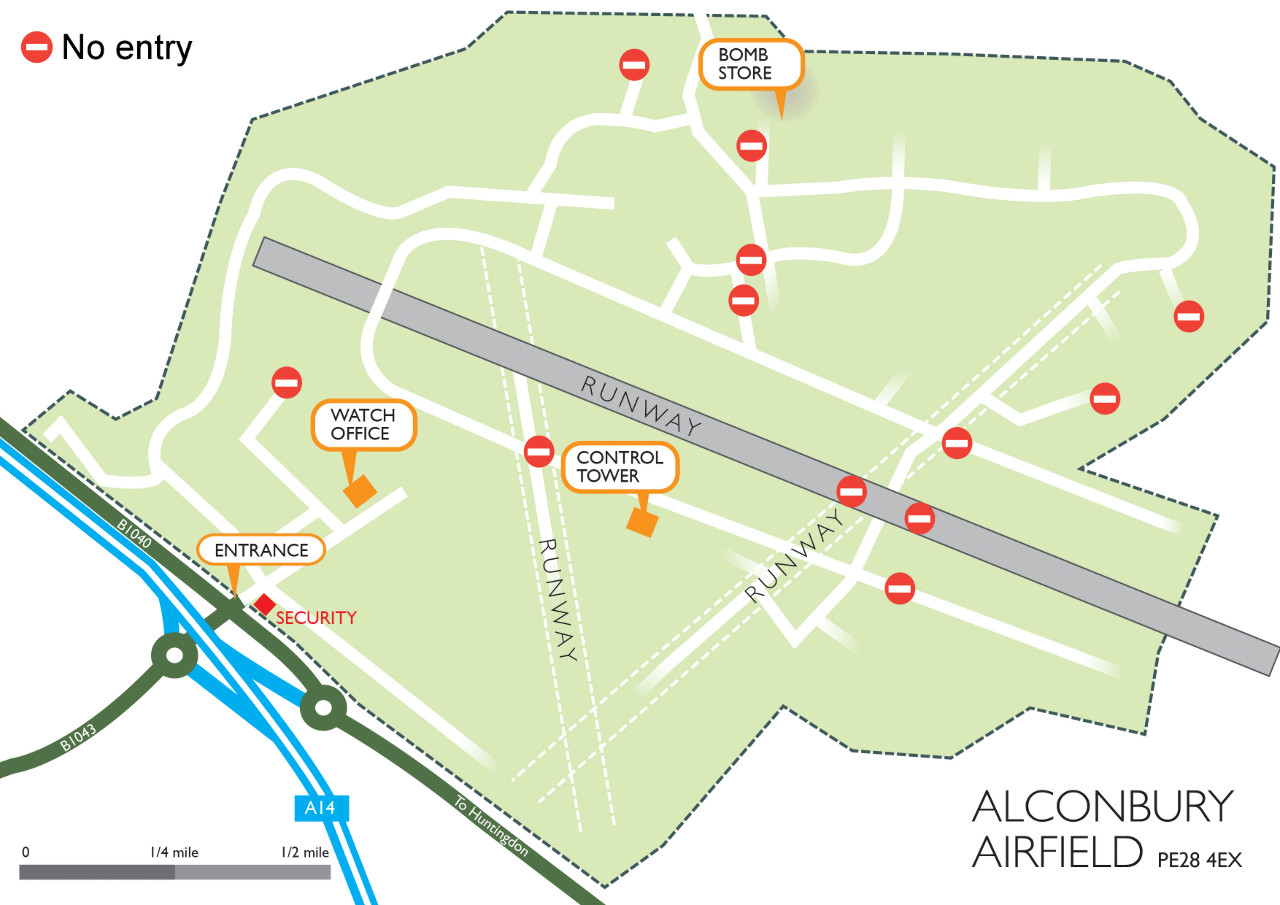 Alconbury Site Map